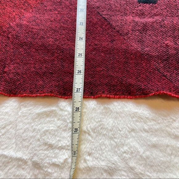 Calvin Klein Knit Acrylic Blanket Shawl - Picture 7 of 8